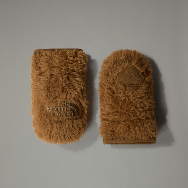 The North Face Baby Bear Suave Oso Mittens Utility Brown- 0