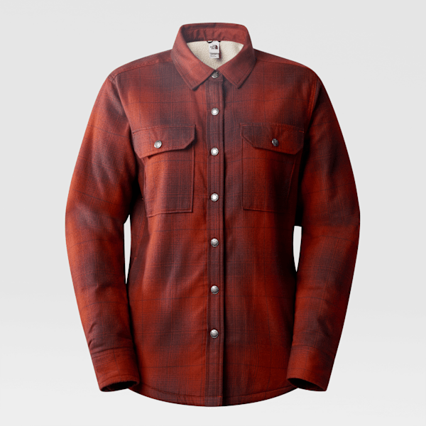 The North Face Women’s Campshire Shirt Brandy Brown Medium Horizon Plaid