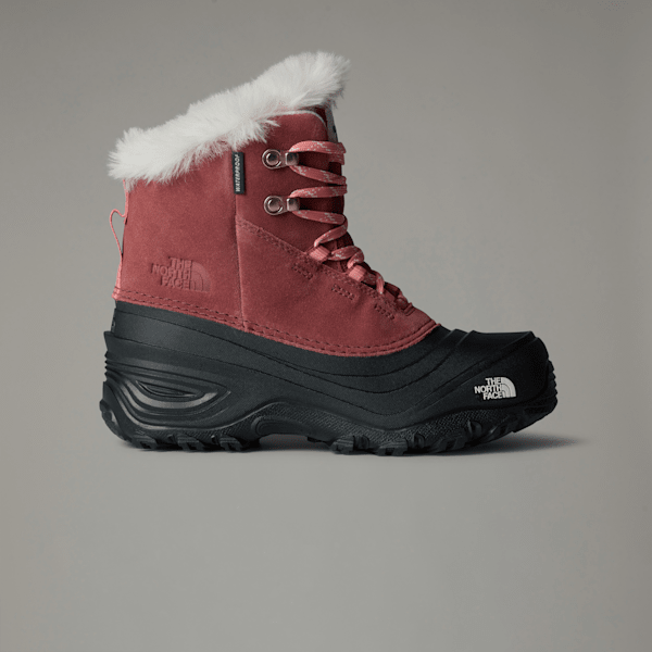 The North Face Kids' Shellista V Lace Waterproof Snow Boots Canyon Dust-terracotta