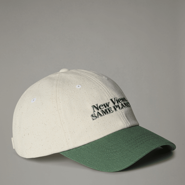 The North Face Norm Cap Duck Green-new Views Same Planet Graphic One