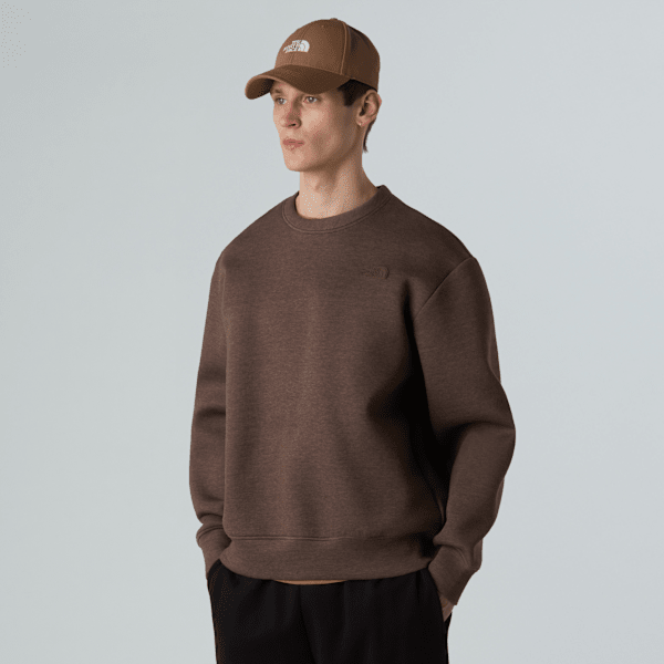 The North Face Men's Crew Neck Sweatshirt Smokey Brown Heather