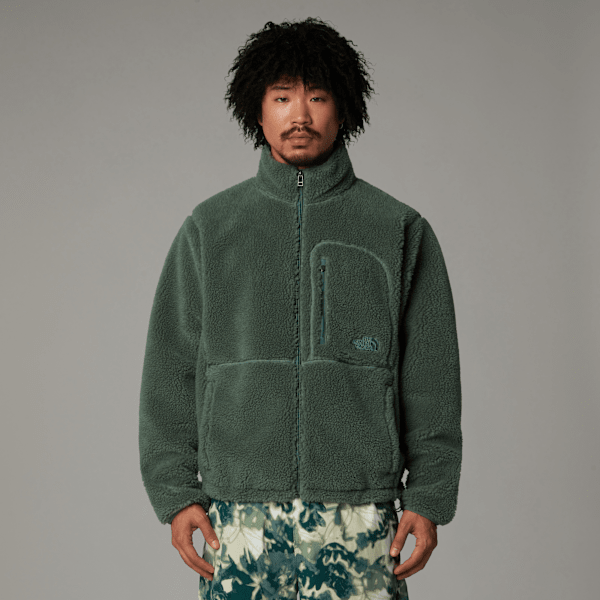 The North Face Men's Extreme Pile Full-zip Fleece Duck Green