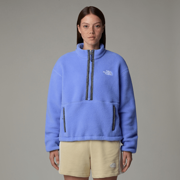 The North Face Women's Tnf Fleeski 1/4 Zip Pullover Fleece Virtual Blue