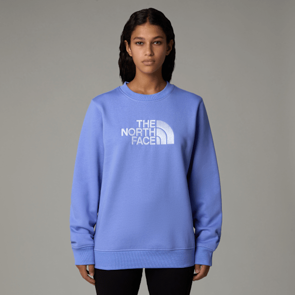 The North Face Women's Drew Peak Sweatshirt Virtual Blue-tnf White