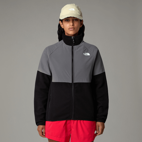 The North Face Women's Glacier Heavyweight Full-zip Fleece Tnf Black-smoked Pearl-anthracite Grey
