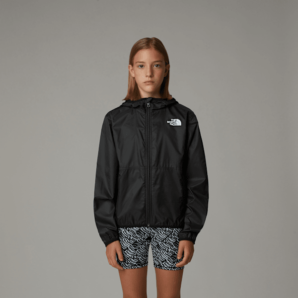 The North Face Girls' Cyclone Wind Jacket Tnf Black