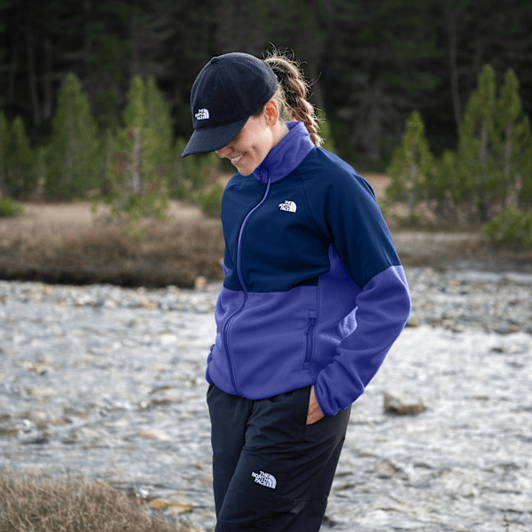 The North Face Women's Glacier Heavyweight Full-zip Fleece Indigo Plum-estate Blue-summit Navy