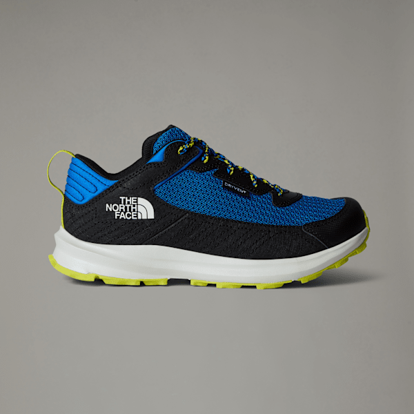 The North Face Teens' Fastpack Waterproof Hiking Shoes Hero Blue-tnf Black