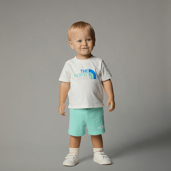 The North Face Baby Cotton Summer Set White Dune-bright Foam- 0