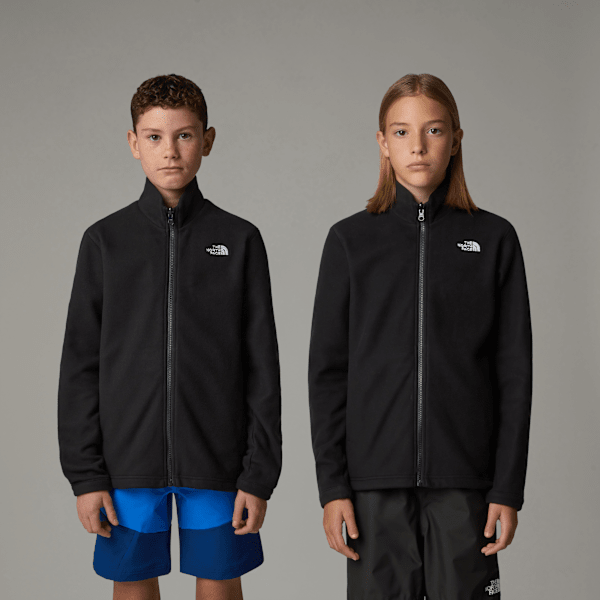 The North Face Teens' Glacier Zip-in Fleece Tnf Black