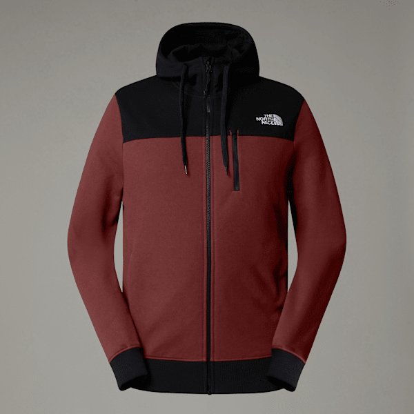 The North Face Men's Tech New Peak Hoodie Iron Red-tnf Black