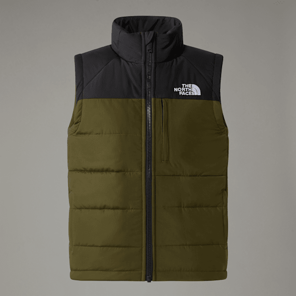 The North Face Teens' Circular Gilet Forest Olive-tnf Black-npf