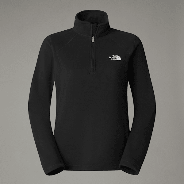 The North Face Emilio Fleece Mit 1/4-langem Rv Für Damen Tnf Black-tnf White-npf 