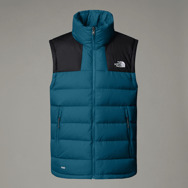 The North Face Men's Massif Down Gilet Adriatic Blue-tnf Black