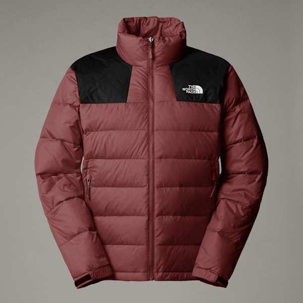 The North Face Men's Massif Down Jacket Iron Red-tnf Black