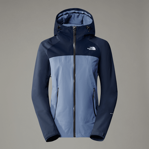 The North Face Women’s Stratos Hooded Jacket Indigo Stone-summit Navy-shady Blue-npf