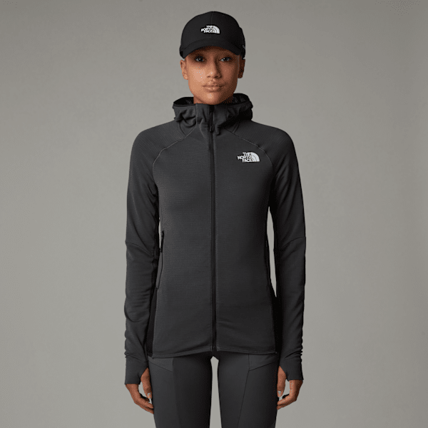 The North Face Women’s Bolt Polartec® Power Grid™ Hooded Jacket Asphalt Grey-tnf Black