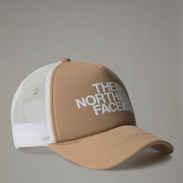 The North Face Tnf Logo Trucker Cap Khaki Stone-tnf White One