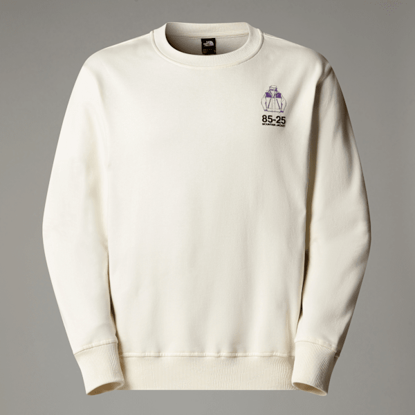 The North Face Mountain Jacket Anniversary Relaxed Sweatshirt White Dune