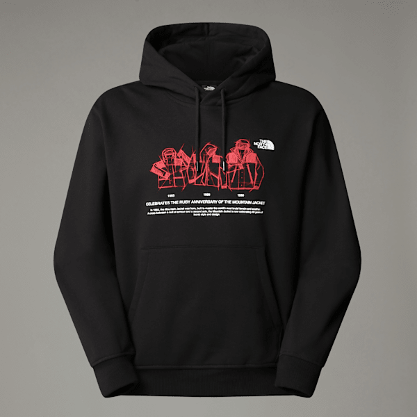 The North Face Mountain Jacket Anniversary Relaxed Hoodie Tnf Black