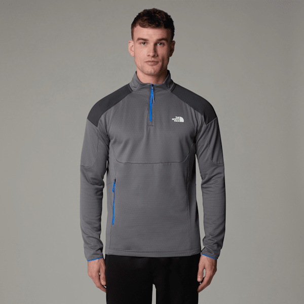 The North Face Men's Kikash 1/4 Zip Sweatshirt Smoked Pearl-asphalt Grey-hero Blue