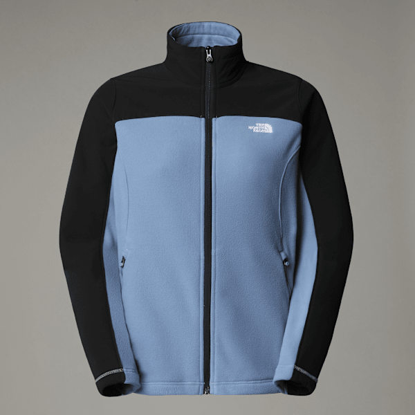 The North Face Women's Emilia Delta Full-zip Fleece Jacket Folk Blue-tnf Black