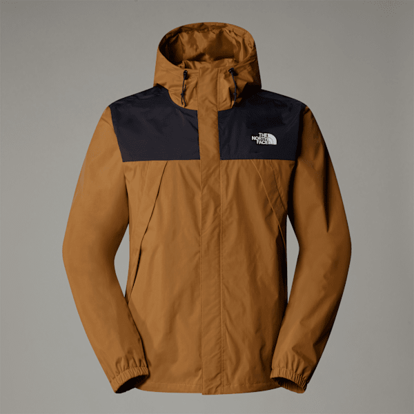 The North Face Men's Antora Jacket Utility Brown-tnf Black-npf