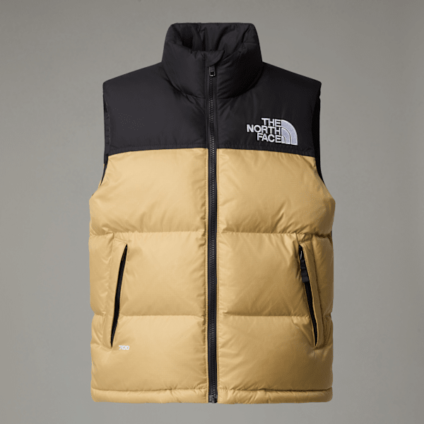The North Face Teens' 1996 Retro Nuptse Gilet Khaki Stone