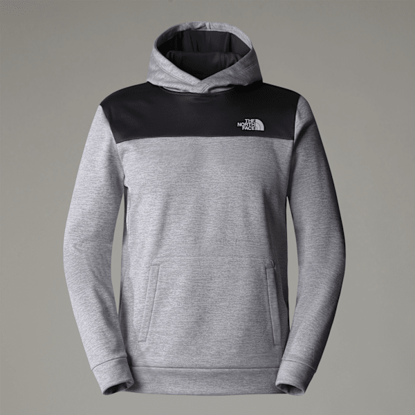 The North Face Men’s Reaxion Fleece Pullover Hoodie Tnf Light Grey Heather-asphalt Grey