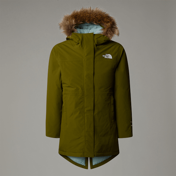 The North Face Girls' Arctic Parka Forest Olive