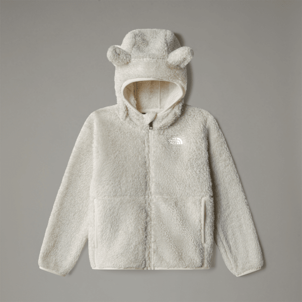 The North Face Kids' Campshire Full-zip Hoodie White Dune-sparkle