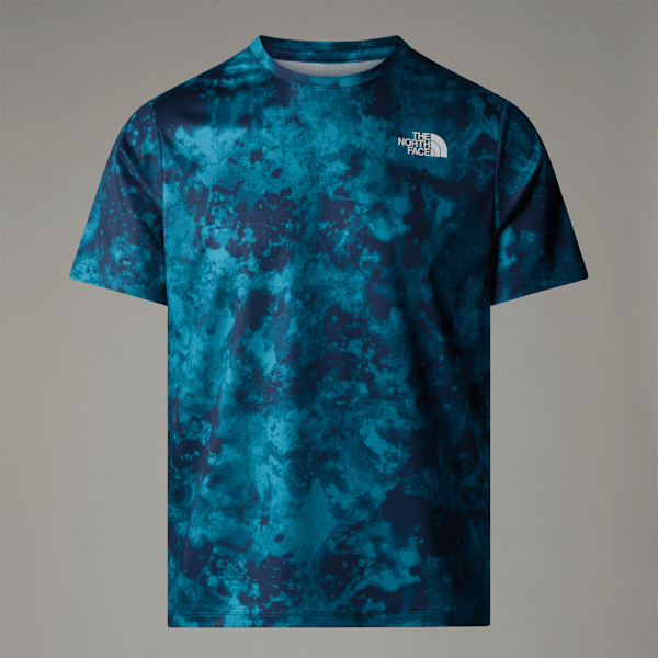 The North Face Men's 24/7 Printed T-shirt Midnight Petrol Micro Halfdome Print