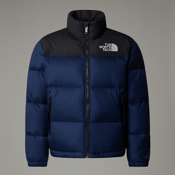 The North Face Teens' 1996 Retro Nuptse Jacket Summit Navy-tnf Black