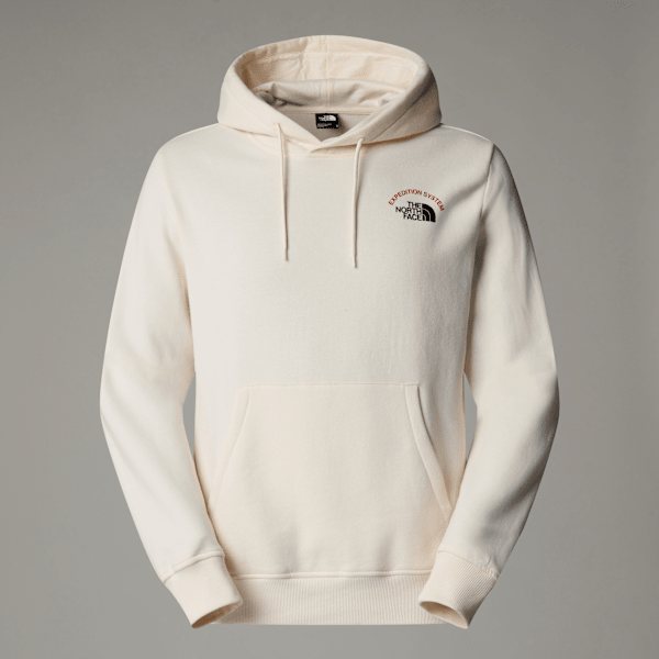 The North Face Men's Expedition System Graphic Hoodie White Dune