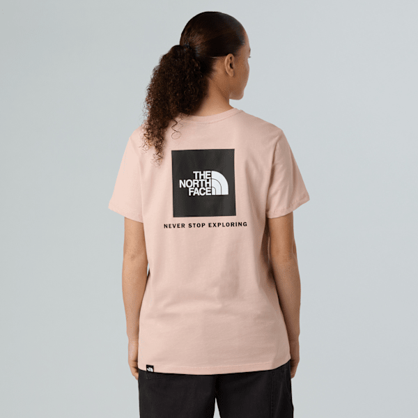 The North Face Women's Box Nse Relaxed T-shirt Pink Moss