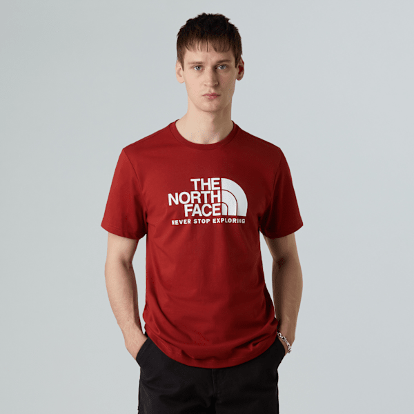 The North Face Men's New Peak T-shirt Iron Red