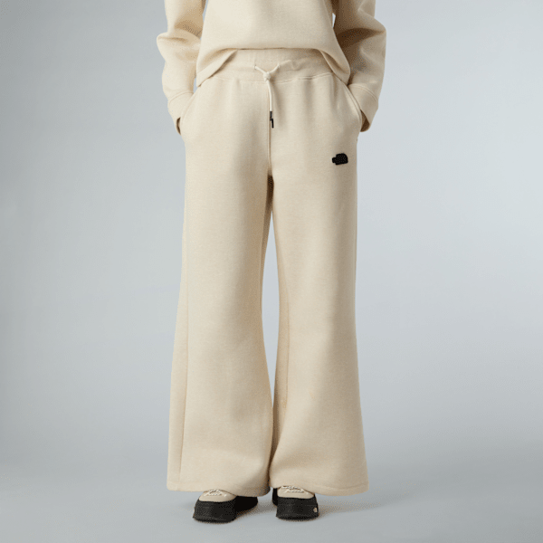 The North Face Jogginghose Mit Weiten Beinen Für Damen White Dune Heather 