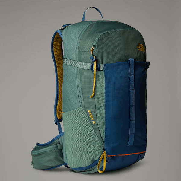 The North Face Basin Backpack 36l Duck Green-shady Blue One