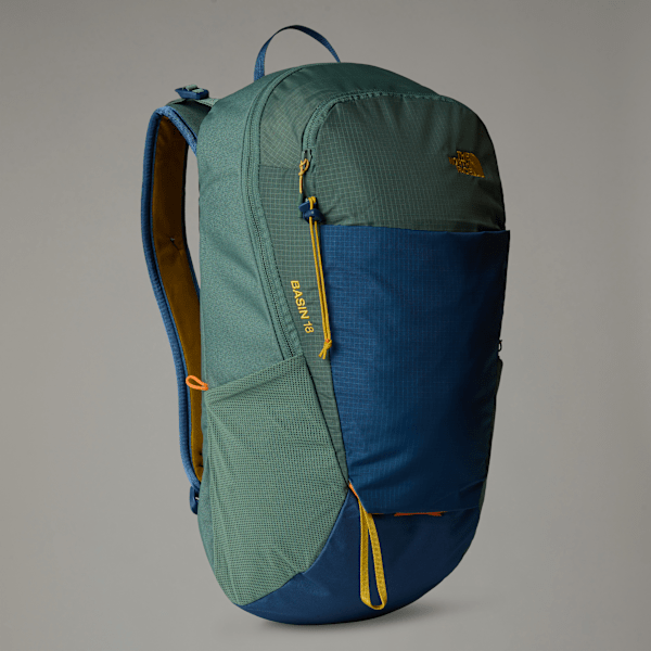 The North Face Basin Backpack 18l Duck Green-shady Blue One