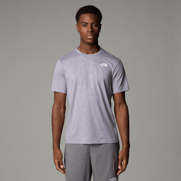 The North Face Men’s 24/7 Embossed T-shirt Pearl Mist Tent Model Print