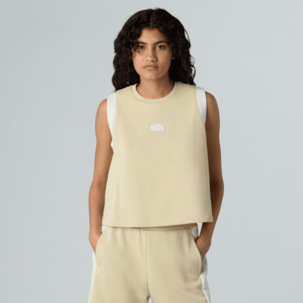 The North Face Terry Kurz- Und Relaxt Geschnittene Tank Top Für Damen Gravel 