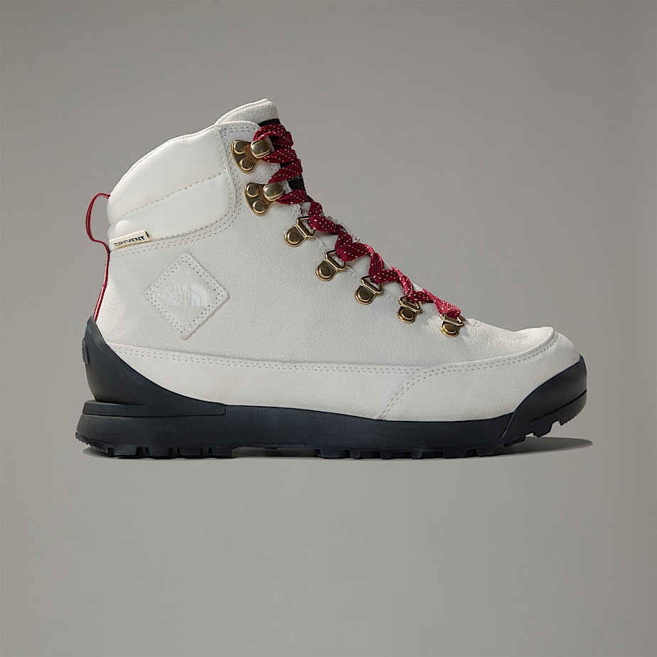 The North Face Back-to-berkeley Iv Leder Lifestyle Stiefel Für Damen White Dune-tnf Black 