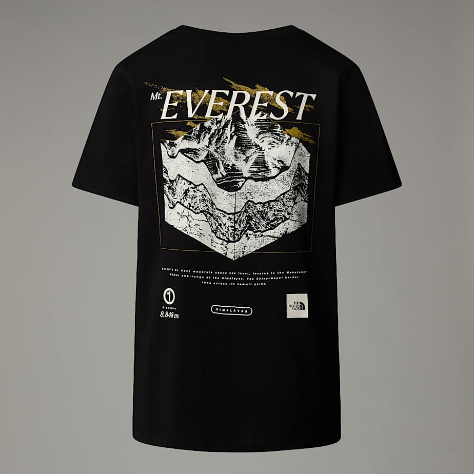 The North Face Women's Topographic T-shirt Tnf Black