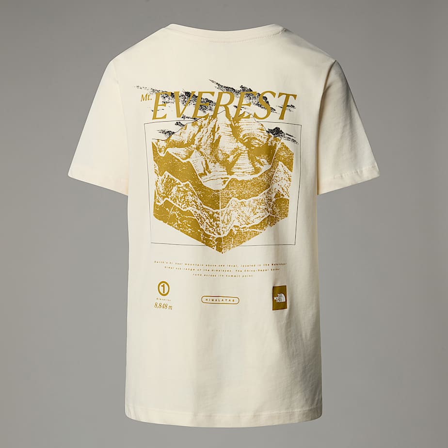 The North Face Women's Topographic T-shirt White Dune
