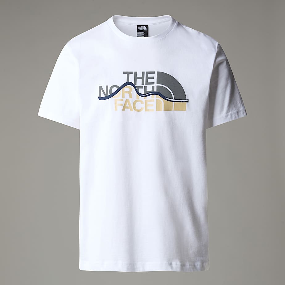 The North Face Mountain Line T-shirt Für Herren Tnf White 