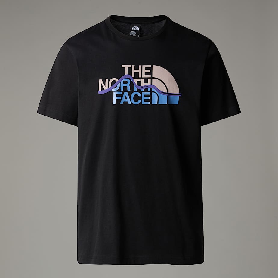 The North Face Mountain Line T-shirt Für Herren Tnf Black 