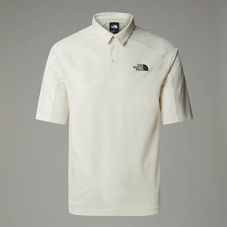 The North Face Lightrange™ Klein Verstaubares Polo-shirt Für Herren White Dune 