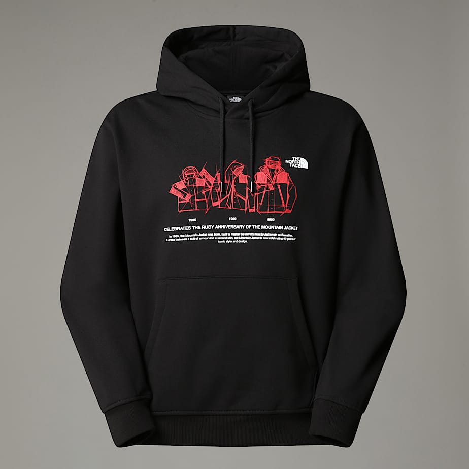 The North Face Mountain Jacket Anniversary Relaxt Geschnittener Kapuzenpulli Tnf Black 