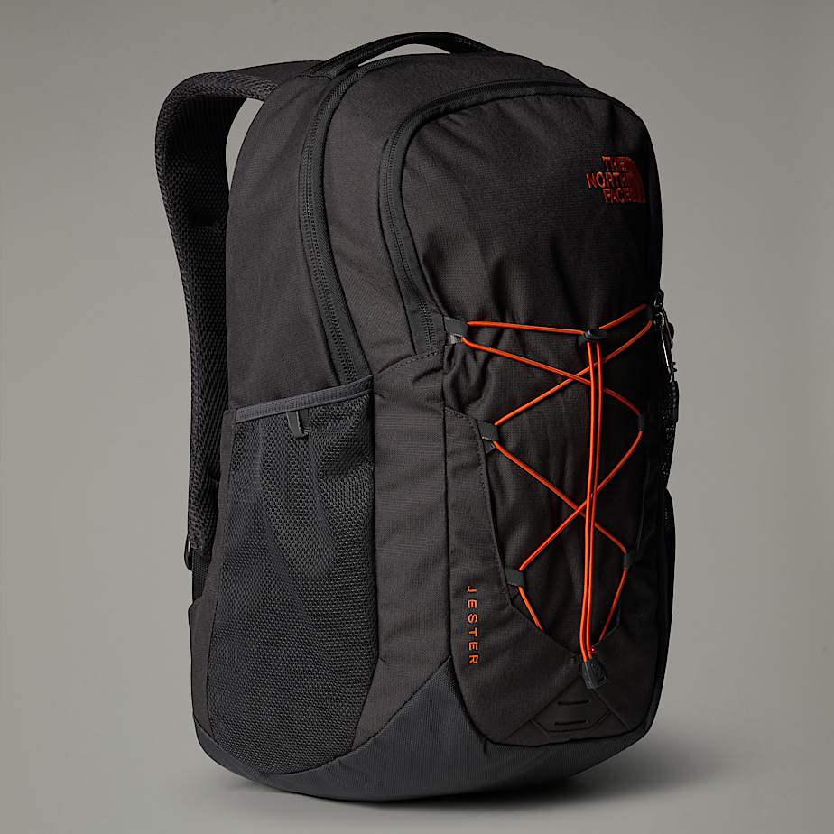 The North Face Mochila Jester Tnf Dark Grey Heather-persian Orange - Npf 