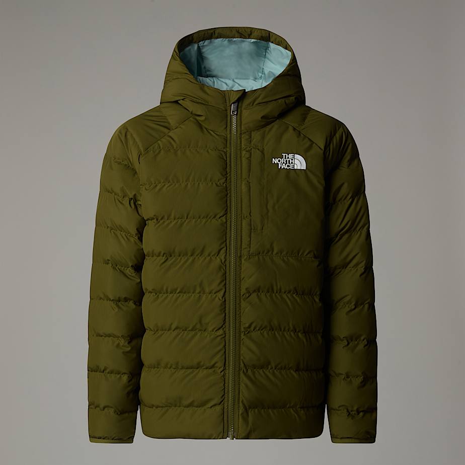 The North Face Girls' Reversible Perrito Jacket Forest Olive